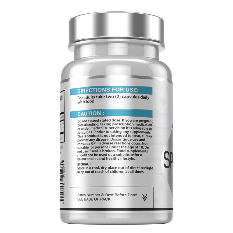 Spermidine 99% Concentration | 100X More Potent Than Wheat Germ Spermidine Supplements | 90 Vegan Spermidine Capsules 10mg Serving Highest Purity in the UK