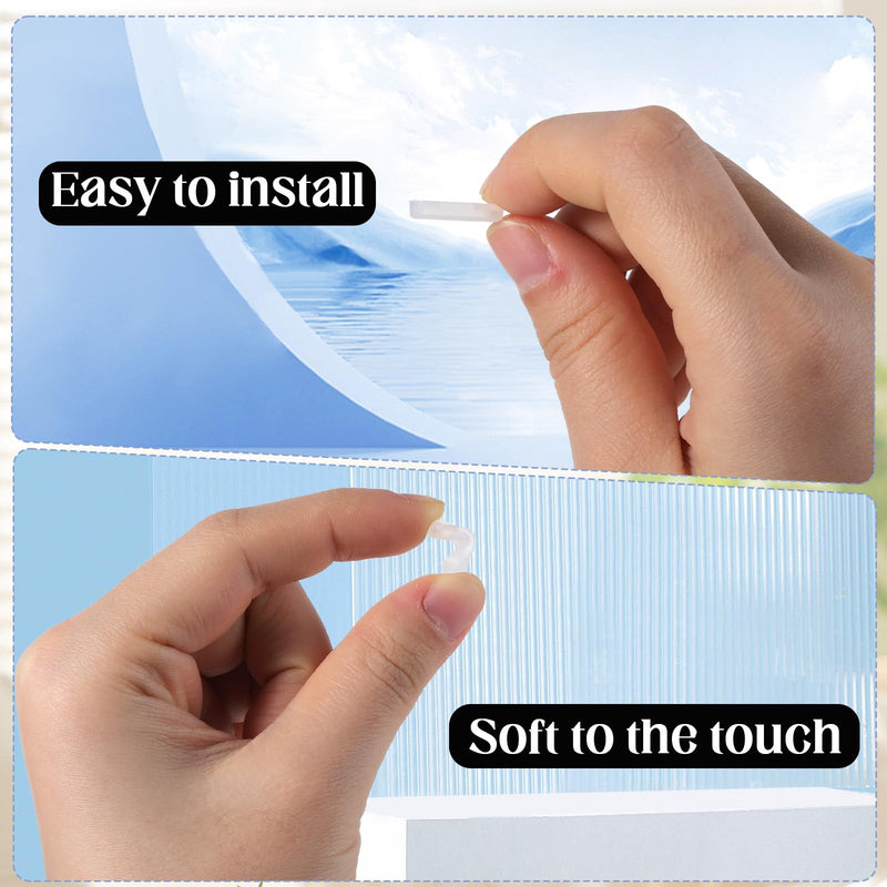 [Australia] - 5 pairs of glasses nose pads, nose pads for insertion, transparent silicone nose pads, non-slip glasses nose pads, glasses accessories, sunglasses, non-slip stoppers, glasses nose pad 