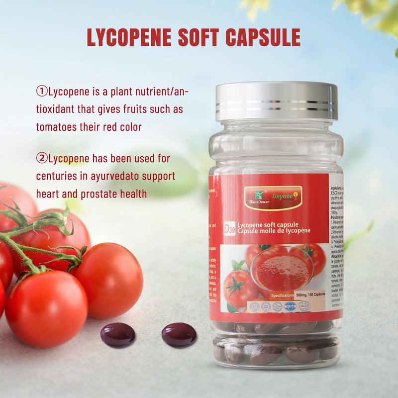 [Australia] - Lycopene Capsule, Super Vegetable Supplement, Natural Tomato Extract, Organic Complex Formula, 100 Softgels 