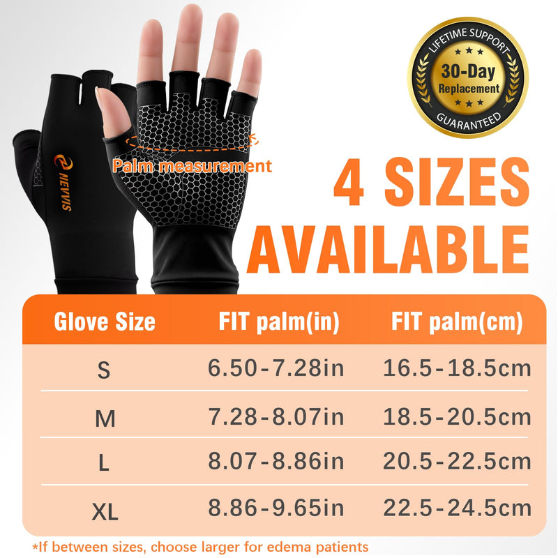 [Australia] - Compression Gloves Women Men, Arthritis Gloves for Women for Pain, Carpal Tunnel, Swelling Edema, Tendonitis...1 Pair Medium 