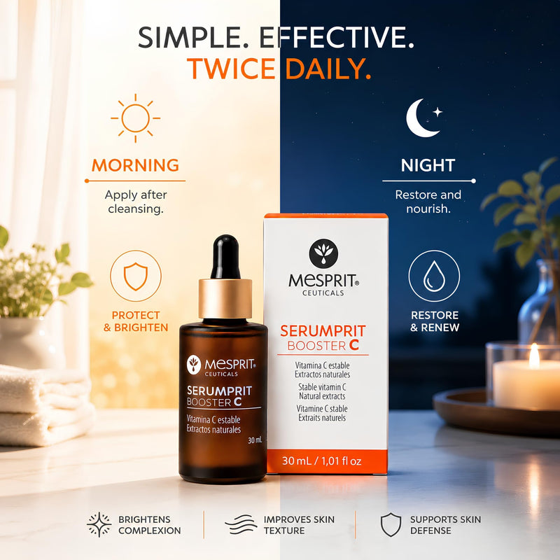 Serumprit Booster C - Vitamin C Serum for Face with Et-VC™, 1.01 fl oz