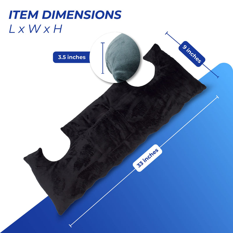 [Australia] - RENOVA MEDICAL WEAR Mastectomy Post Op Chest Pillow - Black 