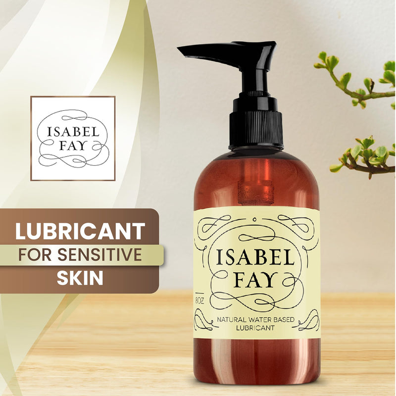 [Australia] - 8 Oz, NO Parabens NO Glycerin, Natural Personal Lubricant for Sensitive Skin, Isabel Fay - Water Based - Best Personal Lube for Women and Men (8 Fl OZ) 8 Ounce (Pack of 1) 