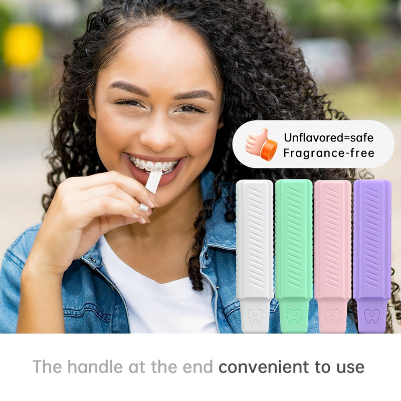 [Australia] - HEMILAB¬Æ 4 Pack Aligner Chewies, Handheld Cute Aligner Chompers, Compatible with Invisalign Braces, Aligners, Retainers 4 Pack - Multicolor 