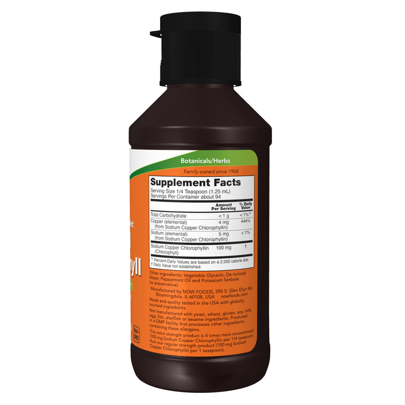 [Australia] - NOW Foods Supplements, Extra Strength Liquid Chlorophyll, Mint, Internal Deodorizer*, Promotes Clean 