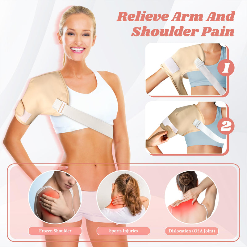[Australia] - Castor Oil Pack Wrap, 12 Pcs Reusable Castor Oil Pack Kit Organic Cotton for Shoulder Hands Neck Waist Chest Knees and Feet, Adjustable Compress Pads for Entire Body 12pcs Castor Oil Packs 
