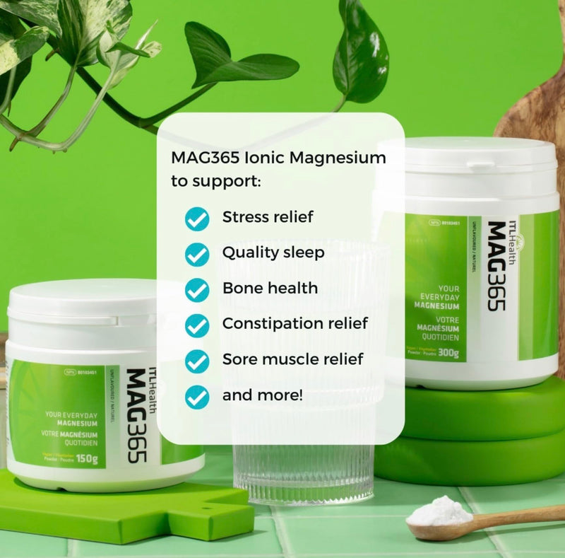 MAG365 Magnesium Citrate Powder - Highly Absorbable Magnesium Supplement - Unflavored 150g