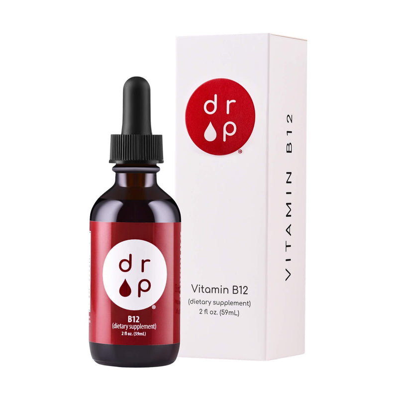 Drop Supplements Vitamin B12 Drops and Vitamin D3+K2 Drops Bundle