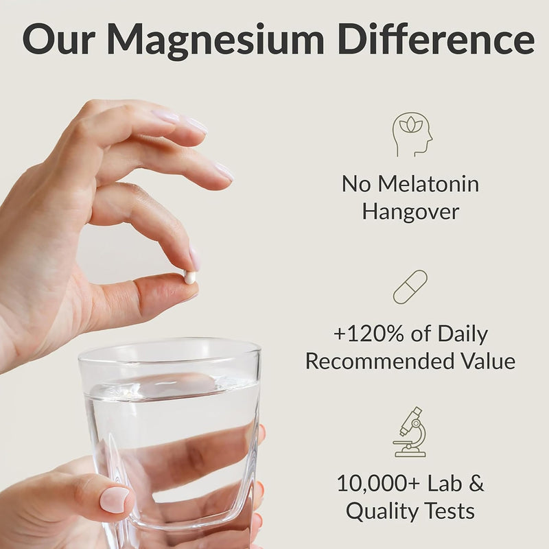 BIOptimizers Magnesium Breakthrough 4.0 7-in-1 Complex | 60 Vegan Capsules | High Strength Glycinate, Malate, Taurate & Citrate – Magnesium Supplements for Sleep, Anxiety & Leg Cramps 60 count (Pack of 1)