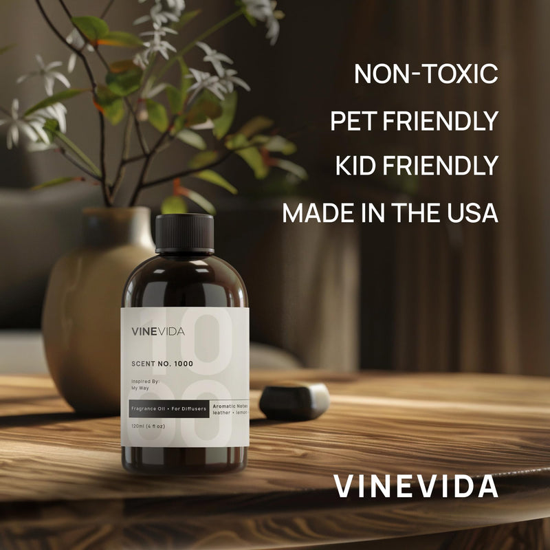 [Australia] - VINEVIDA (4oz) Hotel Fragrance Diffuser Oil - 5 Star Scent for Home - Cold Air Diffuser Oil - Essential Oil No.1001 Inspired by Ritz Carlton No.1001 Escapade 4 Fl Oz (Pack of 1) 