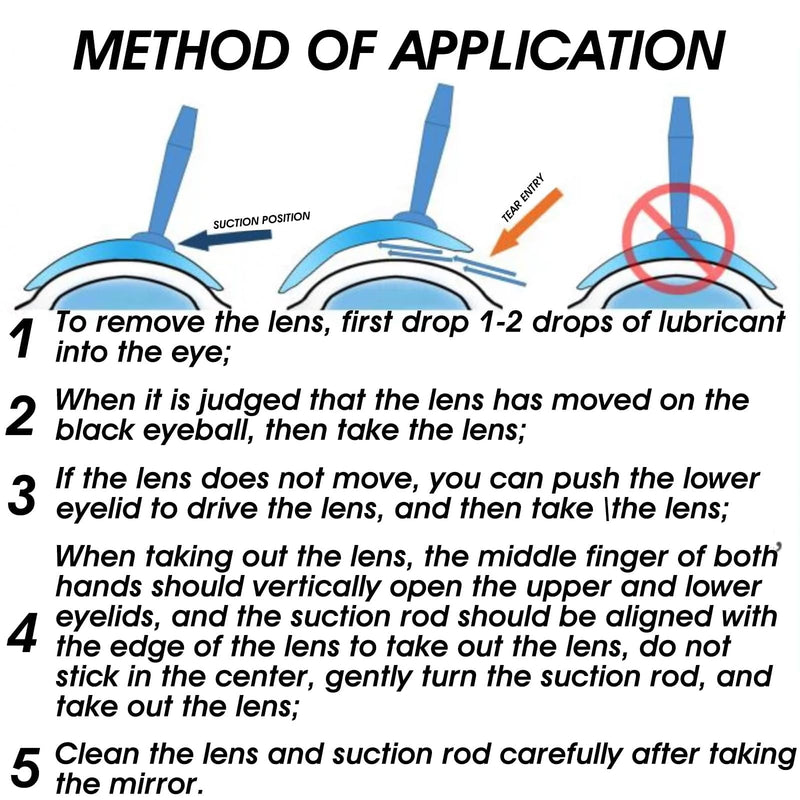 [Australia] - Katyjun 10PCS Contact Lens Insertion Aid Remover Tweezers, Contact Lens Sucker 