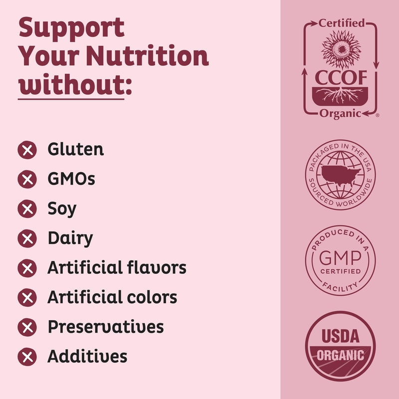 [Australia] - KOS Organic Beet Root Powder - USDA Certified, Non-GMO, Gluten & Soy Free - 90 Servings Beetroot Powder 