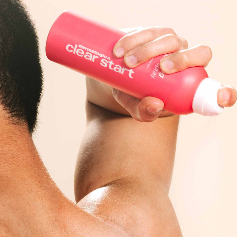 [Australia] - Dermalogica Clear Start Clarifying Bacne Spray - Back Acne Treatment Spray for Body Breakout, Pore Clearing, Preventing Pimple with Salicylic Acid, Witch Hazel, Tea Tree Oil, All Skin Type - 6 fl oz 