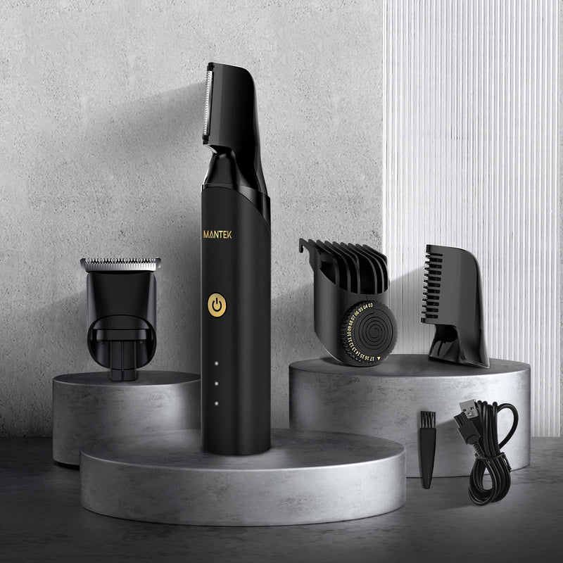 Body Trimmer for Men, Includes 2 Quick Change Trimmer Heads Electric Body Groomer Shavers