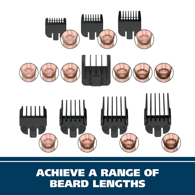 [Australia] - Wahl Groomsman cordless beard trimmer set for beards, nose hair, light detailing and light grooming with additional wet/dry cordless nose trimmer 