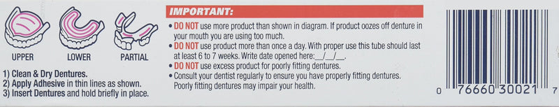 [Australia] - Fixodent Control Adhesive Size 2z 