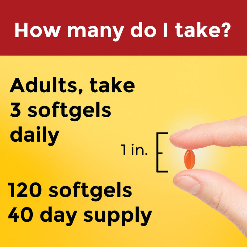 [Australia] - Nature Made CoQ10 300mg per 3 Softgels, Heart Health & Antioxidant Support, 120 Softgels, 40 Day Supply 
