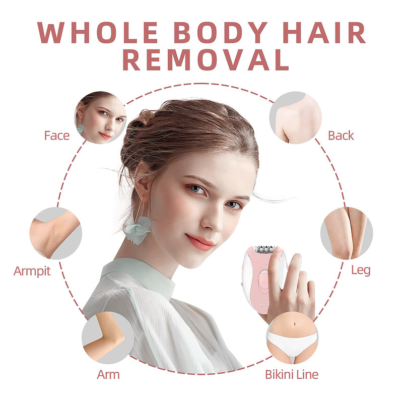 [Australia] - Epilator for Women, Epilators Hair Removal for Women Face with 2 Speeds, Glabrouse Skin Epilator Hair Removal Device, Face Trimmer for Face Legs Arms Armpit Bikini 
