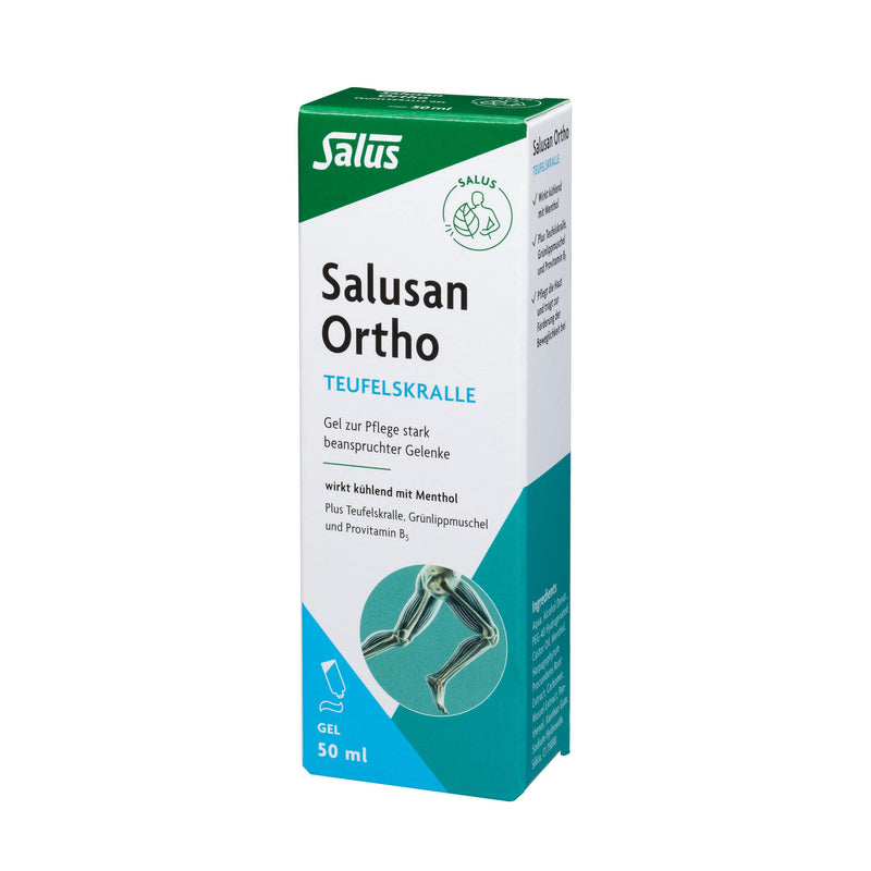 [Australia] - Salus - Salusan Ortho devil's claw gel - 1x 50 ml - for the care of heavily stressed joints - Salus original recipe with green-lipped mussel, devil's claw, provitamin B5 and menthol - cooling 