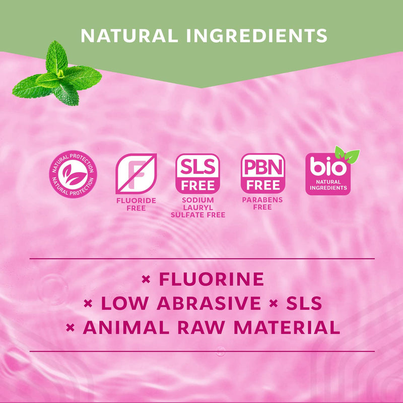 R.O.C.S. Junior Toothpaste - Enamel Whitening Teeth Gum Protection - for Children 6-12 Years Old - Safe to Swallow - Natural, No Fluoride or Sulfate (Berry Mix, Pack of 1) Berry Mix 2.6 Ounce (Pack of 1)