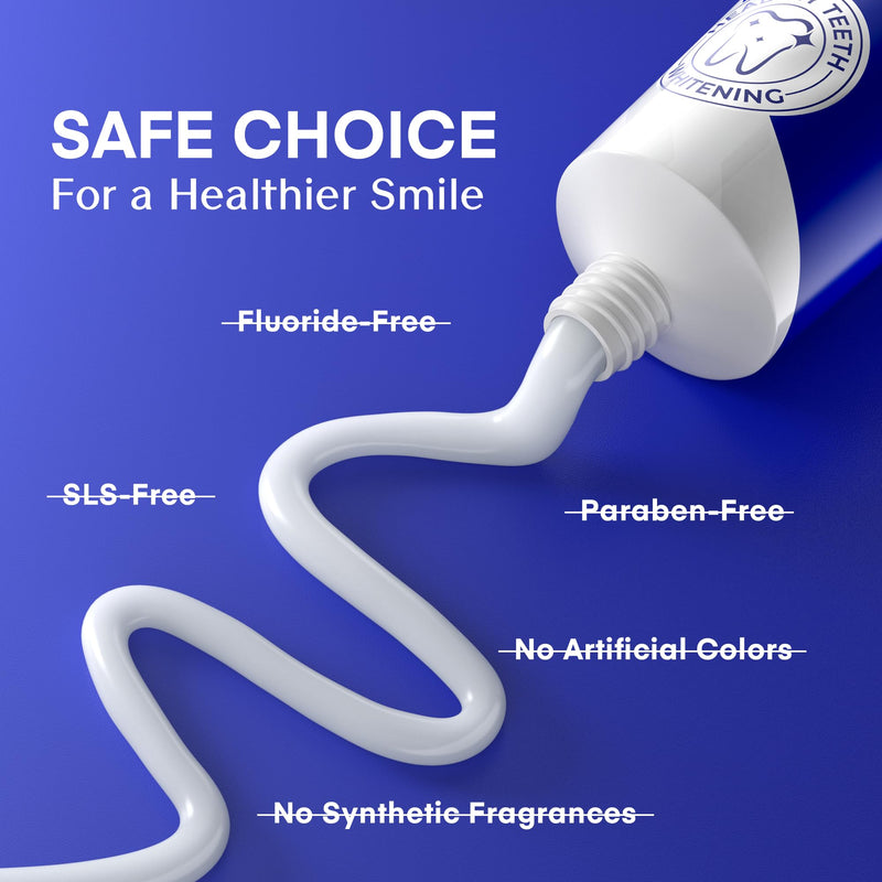 [Australia] - PearlSmile Hydroxyapatite Niacinamide Whitening Toothpaste – 5% Niacinamide + 10% Nano-Hydroxyapatite (nHAp) – Strengthens Enamel & Remineralizes – Fluoride-Free, 4.2oz (Pack of 1) 4.2 Ounce (Pack of 1) 