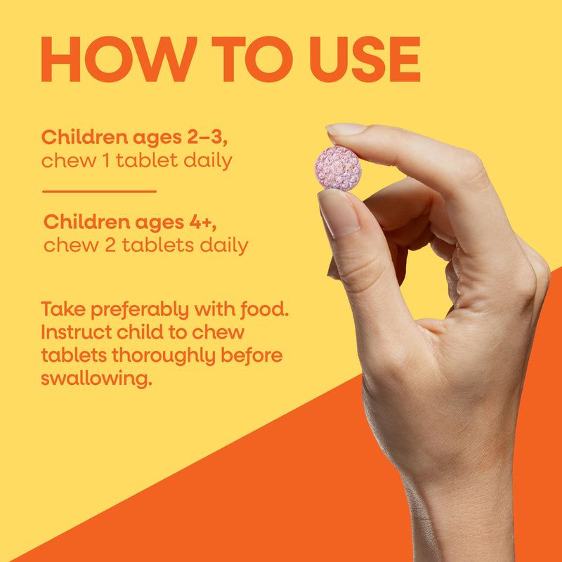 Nature's Way Alive! Children’s Chewable Multivitamin, Cherry, 120 ct | Kids Multivitamin Tablets with Orchard Fruits and Garden Veggies Powder Blend, Daily Kids Vitamins for Nutritional Support 120 Count (Pack of 1)