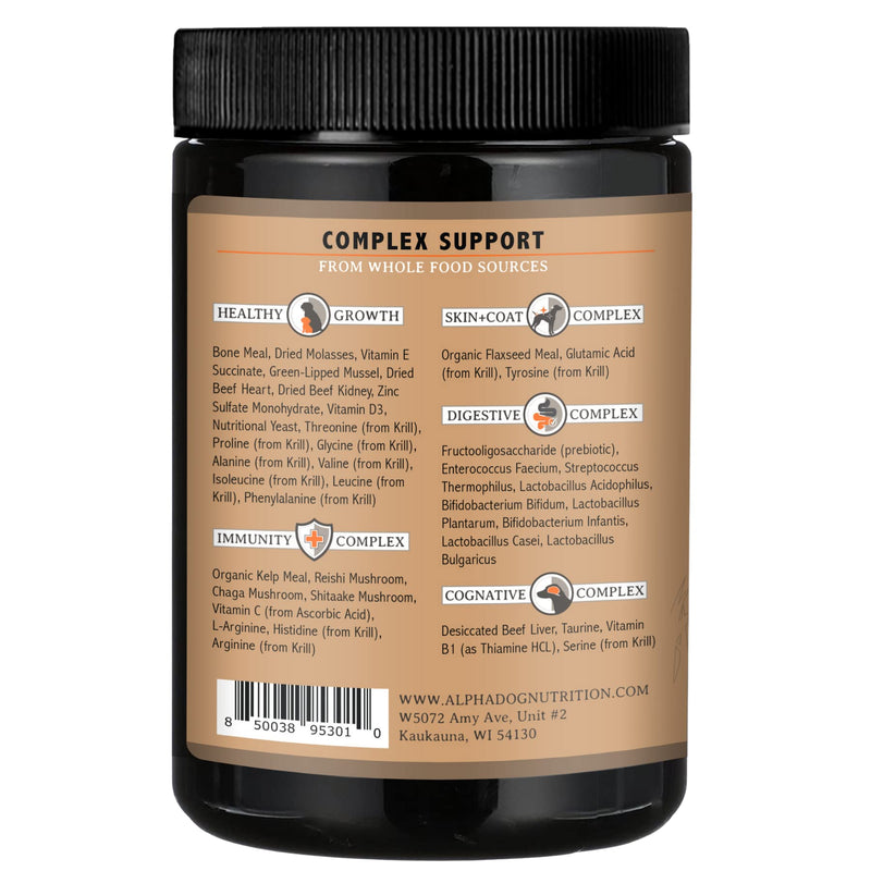 OptiPup All-in-1 Puppy Multivitamin Contains 31 Superfoods Including Probiotics and Prebiotics for Digestive Support, Skin & Immune Health, and Optimum Growth (60 Servings) 10.72 Ounce (Pack of 1) - PawsPlanet Australia