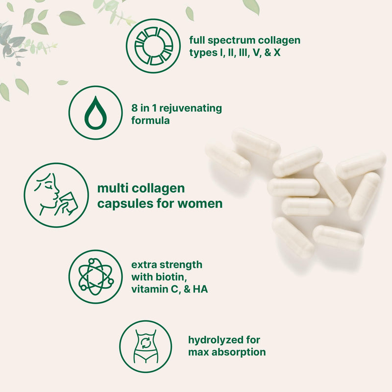 Micro Ingredients Vitamin D3 5,000iu + K2 100mcg Softgels & Multi Collagen Complex 240 Capsules Bundle 2 Pack | Essential Sunshine Vitamins | Hydrolyzed Protein Peptides