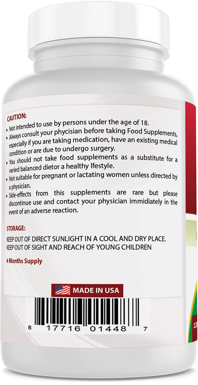 Best Naturals Grape Seed Extract 400 mg Veggie Capsule, 120 Count