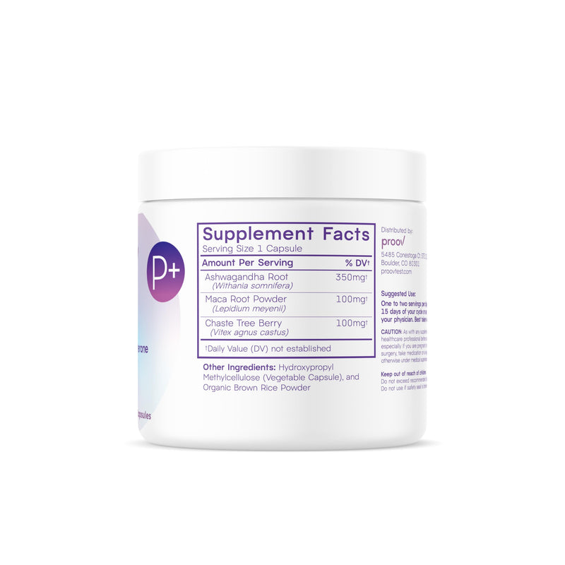 [Australia] - Proov - Pro - Promotes Progesterone Production - Hormone Balance for Women - Fertility & Menopause Support - Vitex, Ashwagandha, Maca - Herbal Supplement ‚Äì 30 Capsules - 2 Month Supply 