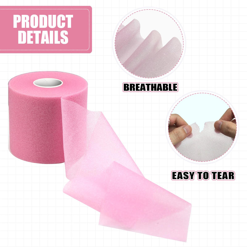 [Australia] - Pre-wrap Athletic Tape,2.75 Inches X 30 Yards Roll Pre wrap Headbands for Hair Soccer,Foam Underwrap Sports Wrap for Ankles Wrists Hands Knees Elbows (Pink) Pink 