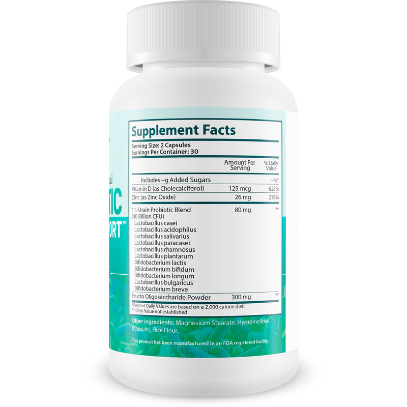 Gluc0se Reset Ritual Probiotic Blood Support - Our Best Probiotics & Prebiotics For Blood Balance - Prebiotics & Probiotics With Vitamin D - Healthy Gut Restore Probiotic Leaky Gut Repair Supplements