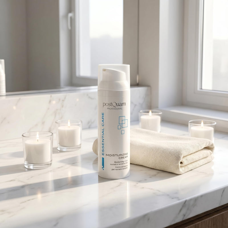 POSTQUAM Professional Moisturizing Cream For Normal or Sensitive Skin 50ml - Protects The Skin From Atmospheric Agents