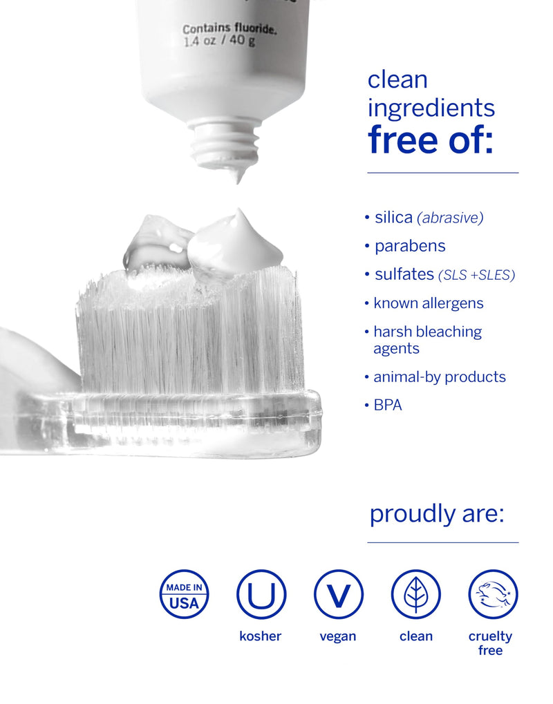 Supersmile Whitening System, Toothpaste + Accelerator, Original Mint | Calprox® 2-Step Whitening System, Whitens Up to 7 Shades in 7 Days, RDA 65 Low Abrasion, Veneer Safe, Cavity Protection 1 Month