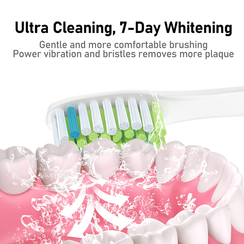 Replacement Toothbrush Heads for Ultra Plaque Control & Whitening, Diamantine-Clean Brush Heads Compatible with Philips Sonicare Electric Toothbrush, 4 Pack 4-pack