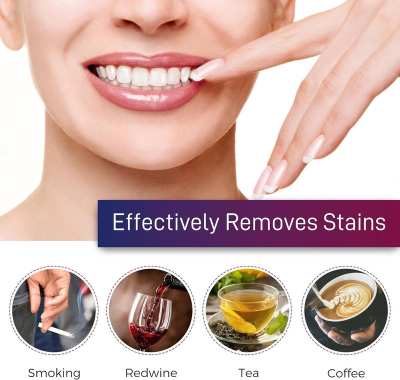 [Australia] - Purple Teeth Whitening Gel: Tooth Stain Remover and Coffee Stain Remover 3PCS 