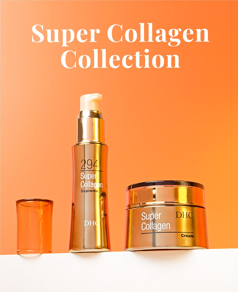 DHC Super Collagen Cream, Skin Plumping Anti-Aging Face Cream, 1.7 oz | Collagen-Boosting Moisturizer with Peptides and Vitamin C, Improves Skin Firmness and Brightness