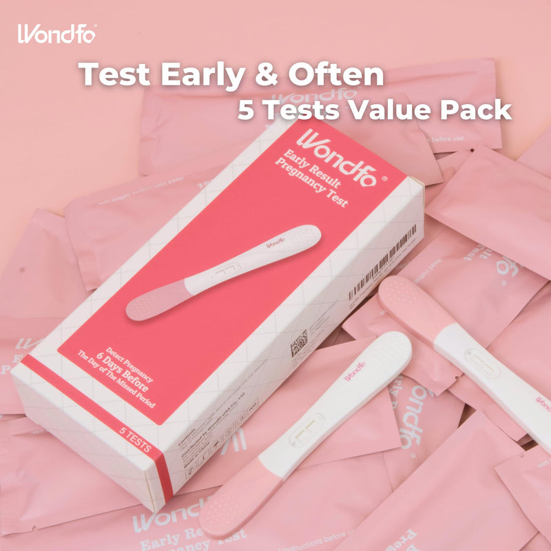 Wondfo Ovulation Test Strips and Pregnancy Test Strips Kit [40 LH + 10 HCG]+ 10mIU/ml Pregnancy Test [5 Pack]