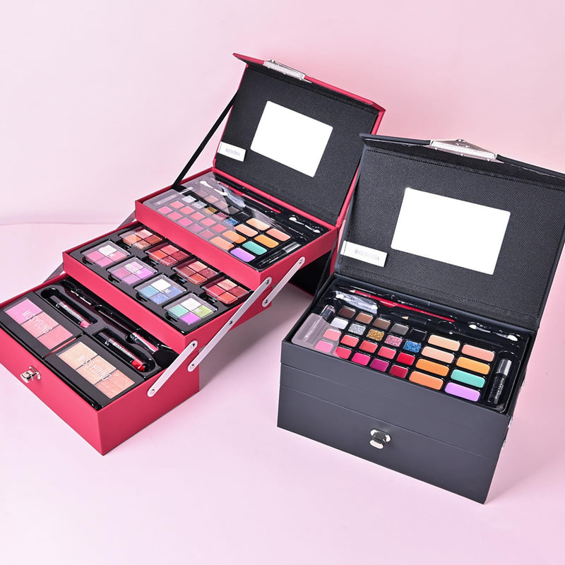 [Australia] - FantasyDay Makeup Kit, Professional Makeup Palette Travel Makeup Case with Eyeshadow Lipstick Concealer Lip Gloss Eyeliner Mascara Contour Bronzer Powder, Makeup Sets for Women Girl C09 