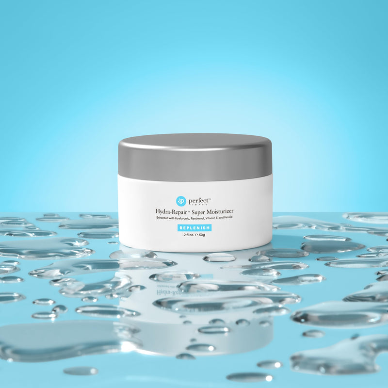 Perfect Image Hydra-Repair Super Moisturizer, Hyaluronic Acid Face Moisturizer for Women and Men, Facial Moisturizer with Vitamin E and Shea Butter, 2 fl oz. (60g) Post-Peel - Dry Rough Damaged