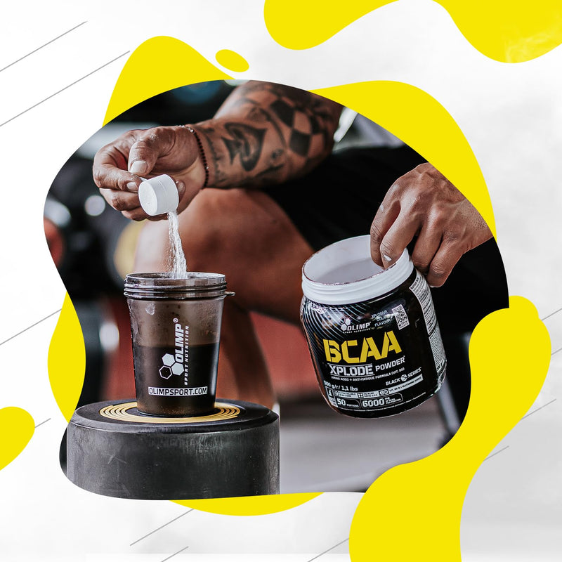 [Australia] - Olimp Sport Nutrition - BCAA Xplode Powder, Fruit Punch (500g). Nutritional supplement with BCAA and L-glutamine in one serving. 
