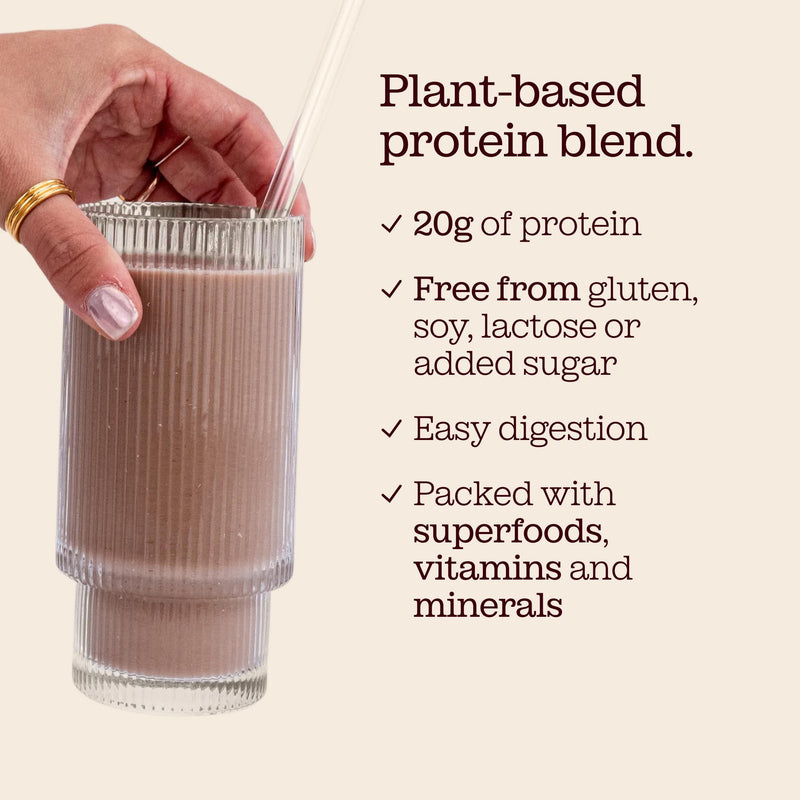 Free Soul Vegan | Formulated for Women | 600g | 20g Protein with Added Nutrients | Gluten & Soy Free Plant-Based Nutrition Shake | Pea & Hemp Isolate Protein | Chocolate Flavor, Packaging May Vary 20 Servings (Pack of 1)