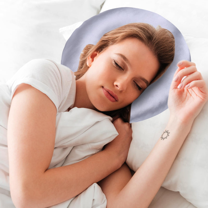 [Australia] - Donut Ear Piercing Pillow for Side Sleepers – Pain Relief, Earring Comfort, CNH Pillow with Ear Hole – Ideal for Side Sleeping with Pierced Ears (Gray) Gray 