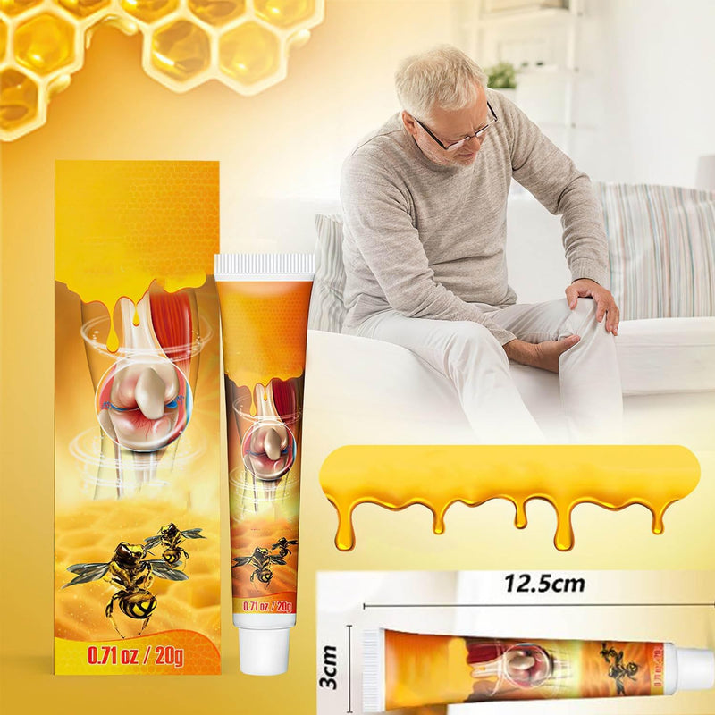 3PCS Beevenom New Zealand Bee Venom Professional Gel,Bee Venom Cream New Zealand,Propolis Professional Gel Joint Cream of Neck,Knee,Shoulder,Waist,Leg