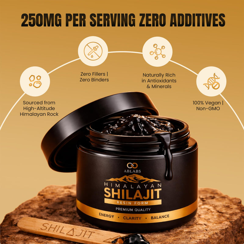 50g Himalayan Shilajit Resin – Pure, Lab-Tested Supplement