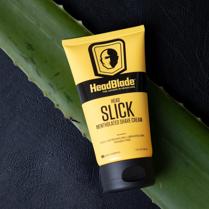 [Australia] - HeadBlade HeadSlick Shave Cream 5 oz for Smooth Head shaving for Bald Men, Helps with Irritation, Redness, & Razor Burn 5 Fl Oz (Pack of 1) 