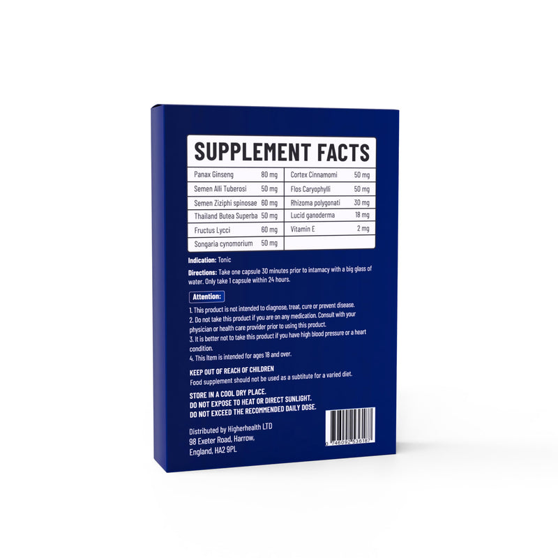 20 Capsules | 100% Natural Herbal Supplement, 20 Small Easy Swallow Pills for Men 10 count (Pack of 2)