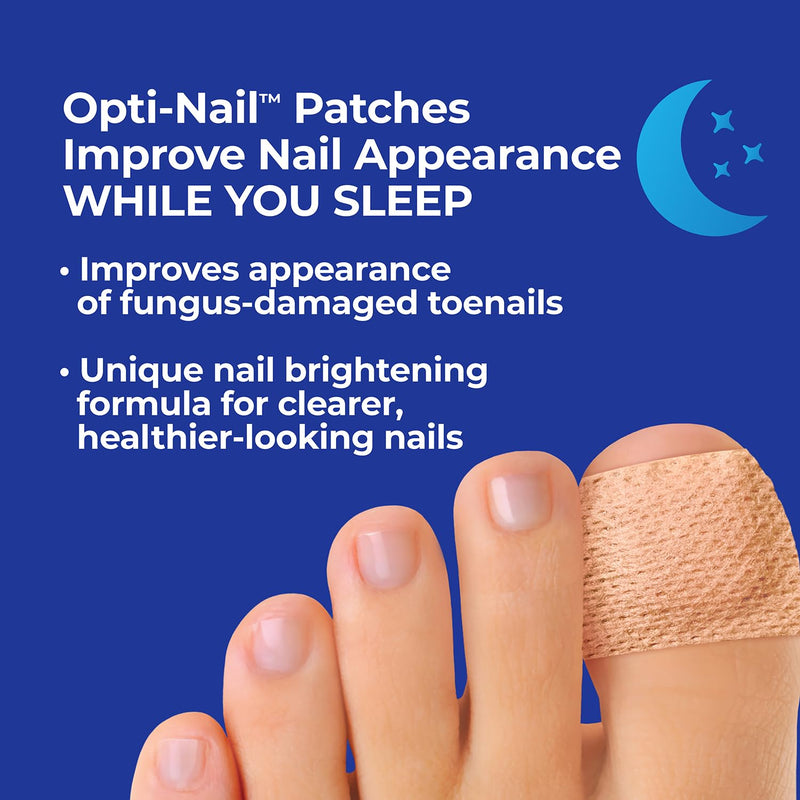 [Australia] - Opti-Nail Fungal Nail Renewal Patches - 21 Patches, Night-Time Treatment Improves Nail Appearance While You Sleep 21 Count (Pack of 1) 