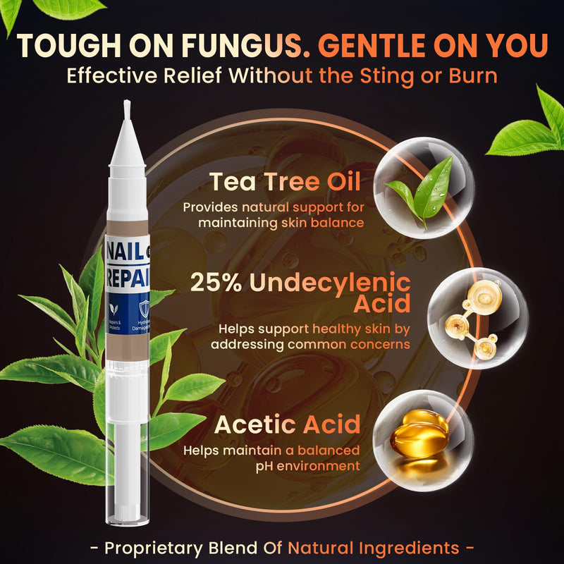 Athletes Foot Spray Treatment, Toenail Repair Extra Strength Pen | Toenail Fungus Treatment Extra Strength Pen for Toenail & Finger, More Pure Natural Plant Extracts
