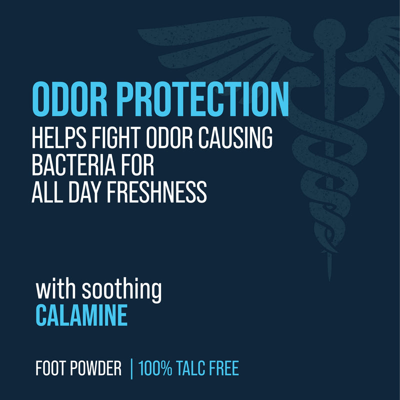 Certain Dri Foot Powder for Men & Women - Talc-Free, Maximum Sweat Absorption & Odor Control - Calamine-Infused Anti-Friction Formula for Sensitive Skin & Long-Lasting Shoe Odor Control - 8 oz 8 Ounce (Pack of 1)